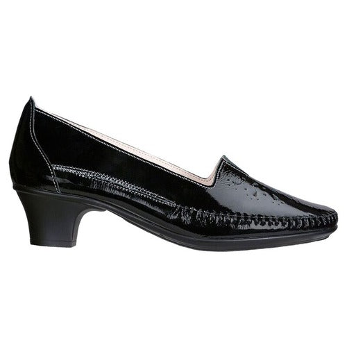 Sonyo Slip On Black Heels