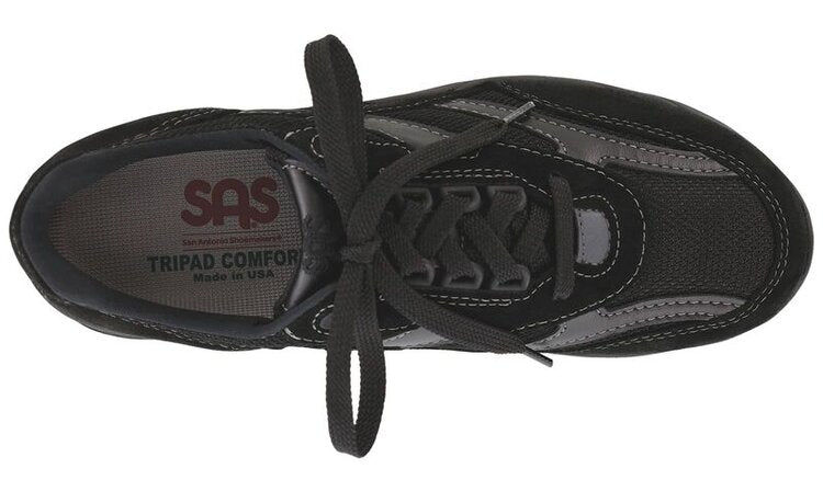 BLACK MESH | SAS Journey Mesh Black 2028-013 at Brandy's Shoes Made in USA