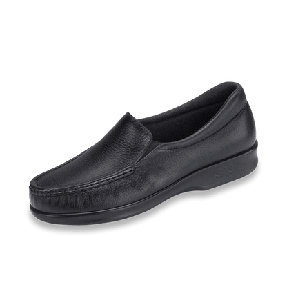 BLACK | SAS Twin - Slip On Walking Shoe at Brandy's Shoes Made in USA
