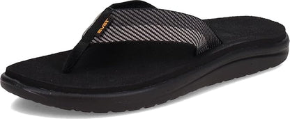 VOYA FLIP Grey Vori Black Gray Vgbr Thong Sandals