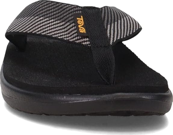 VOYA FLIP Grey Vori Black Gray Vgbr Thong Sandals