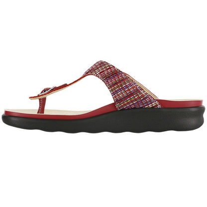 RAINBOW RED | SAS Albuquerque Women's Sanibel - Rainbow Red at Brandy's Shoes Made in USA