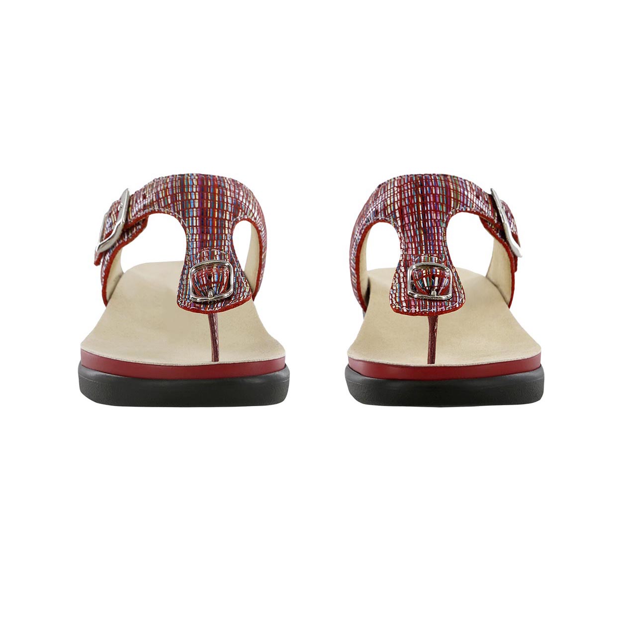 SAS Albuquerque Women's Sanibel - Rainbow Red at Brandy's Shoes Made in USA