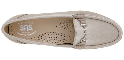 TAUPE/LINEN WEB | SAS WOMEN Metro Slip On Loafer METRO570 Made in USA Brandy's Shoes