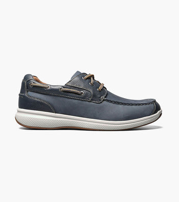 GREAT LAKE INDIGO | Florsheim Mens Great Lakes Moc Toe Oxford-Brandy