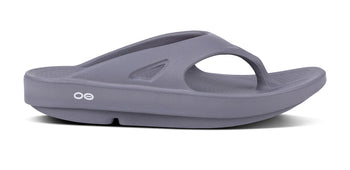 OORIGINAL SLATE THONG | MENS OOFOS OORIGINAL THONG SANDAL- SLATE
