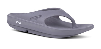 OORIGINAL SLATE THONG | MENS OOFOS OORIGINAL THONG SANDAL- SLATE