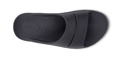 OOAHH BLACK SLIDE | OOFOS Ooahh Slide Mens Slip On Sandals Black 1100BLK
