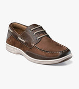 LAKESIDE OX BRN |Florsheim Lakeside Oxford Boat Shoe Brown 13157-200-Brandy