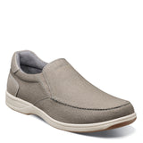 Men's Florsheim, Lakeside Canvas Moc Slip On | Florsheim Lakeside CNV Sl 13401-020 Men Gray-Brandy