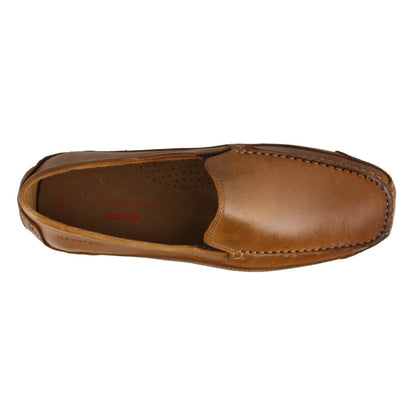 Men's Rockport, Luxury Cruise Venetian Slip On Loafers | [Rockport] Men's Shoes Men's Shoes Men's Loafers M76498 TAN / Comfortable Shoes Light Shoes Compo-Brandy