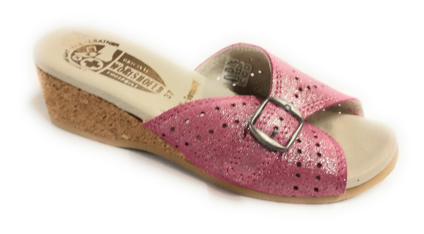 Worishofer 251 Pink Glass Sandal