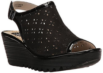 YBEL BLACK Fly London at www.brandysshoes.com