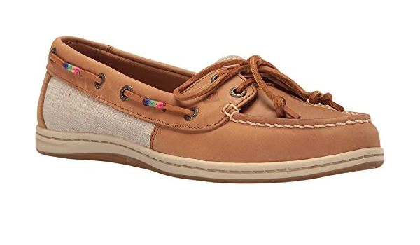 FIREFISH LEATHER RAINBOW TAN | Sperry Top-Sider Firefish Womens Rainbow Tan Sneakers Made in USA