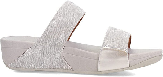 lulu glitz slide silver finn comfort at brandysshoes.com