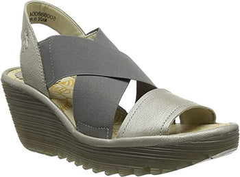 YAJI SILVER Fly London at www.brandysshoes.com