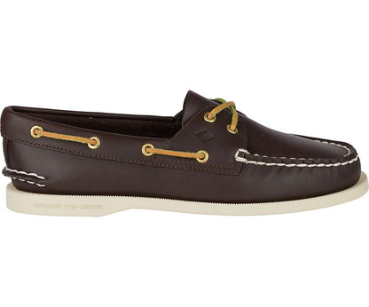 Sperry Women's Authentic Original Leather Boat Shoe (Wide) - Brandy`s shoes
