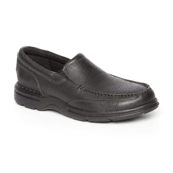 Men's Rockport ProWalker Eureka Plus Black Slip-On | Rockport Men's Eureka Plus Slip On Oxford-Brandy