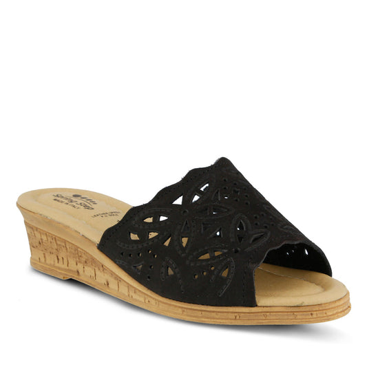 Women's Spring Step Estella Black Sandal