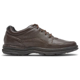 WORLD TOUR MEN'S CLASSIC SHOE | ROCKPORT WORLD TOUR K70884 MEN'S BROWN TUMBLED - CLASSIC CASUAL SHOE-Brandy