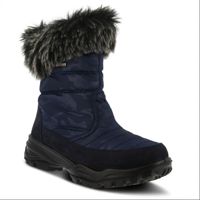 KORINE NAVY BOOT Flexus by spring step at www.brandysshoes.com