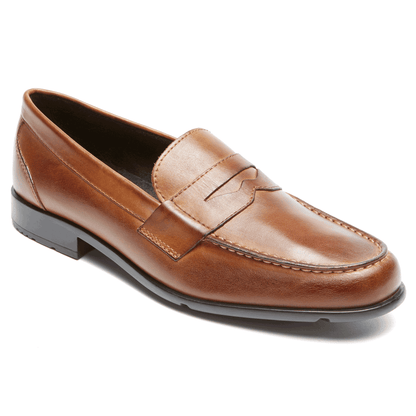CLASSIC LOAFER PENNY  TAN | Rockport Classic Penny Loafer Penny Loafer Shoes - Mens-Brandy