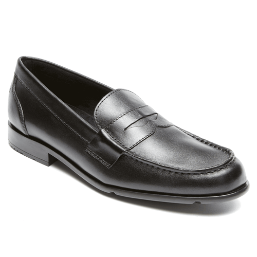 CLASSIC LOAFER PENNY  BLACK | Rockport Classic Penny Loafer Penny Loafer Shoes - Mens -Brandy