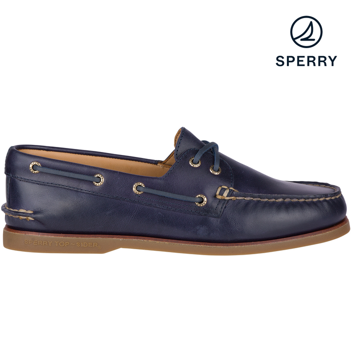 Men's Gold Authentic Original Orleans Navy/ Gum Gold Cup | Men's Gold Authentic Original Orleans Navy/ Gum Gold Cup Made in USA