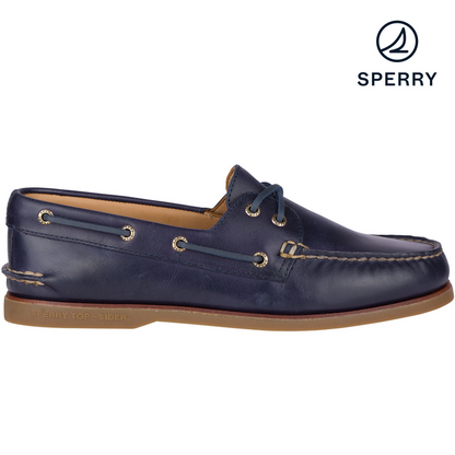 Men's Gold Authentic Original Orleans Navy/ Gum Gold Cup | Men's Gold Authentic Original Orleans Navy/ Gum Gold Cup Made in USA