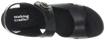 WALKING CRADLE LUCY BLACK SANDAL