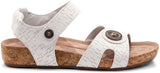 WALKING CRADLE PICKENS SANDAL, WHITE RAZOR