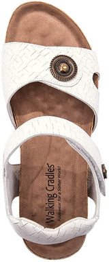 WALKING CRADLE PICKENS SANDAL, WHITE RAZOR