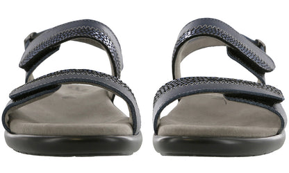 NUDU NAVY | SAS Women's NUDU011 Nudu Heel Strap Navy Sandal-Made in USA-Brandy's Shoes