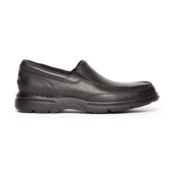 Men's Rockport ProWalker Eureka Plus Black Slip-On | Rockport Men's Eureka Plus Slip On Oxford-Brandy