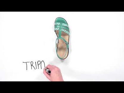 SAS Capri WOMENS Black Snake Sandal 2300-229 Brandy's Shoes Made in USA