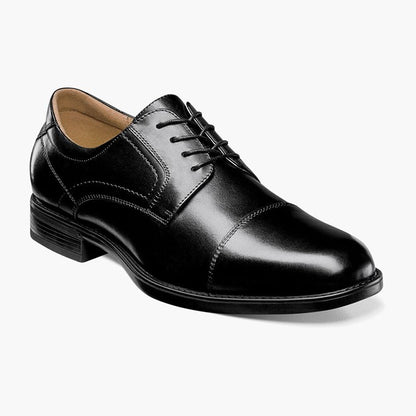 Men's Florsheim Midtown Cap Toe Black | Men's Florsheim, Midtown Cap Toe Oxford-Brandy