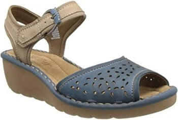 women cobb hill odessa blue multi sandal at brandyshhoes.com