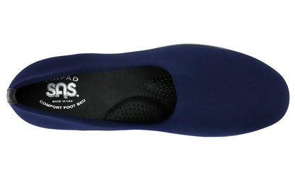 Bliss Slip On Wedge- NAVY |  SAS WOMENS Bliss Slip On Wedge- NAVY Made in USA Brandy's Shoes