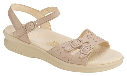Duo Quarter Strap Sandal-NATURAL | SAS Women's Duo Quarter Natural Strap Sandal-DUO037-Made in USA-Brandy's Shoes