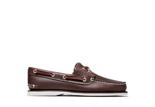 Men's Timberland's Classic 2 Eyelet Dark Brown Boat Shoes